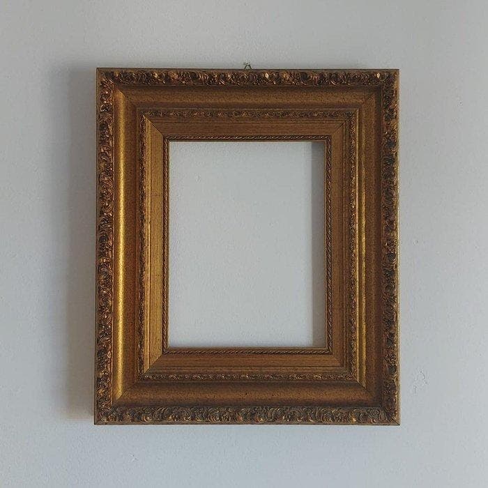 Cadre - Bois, Grand Cadre ancien de Style Baroque en Bois, Antiquités & Art, Antiquités | Autres Antiquités