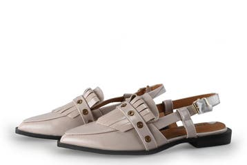 Nelson Slingbacks in maat 37 Beige, Verzenden, Beige, Zo goed als nieuw, Nelson