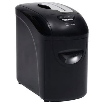 vidaXL Papierversnipperaar 10 paginas microcut zwart, Verzenden