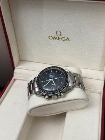 Omega - Speedmaster Moonwatch Apollo XIV - 35971700 - Homme, Handtassen en Accessoires, Nieuw