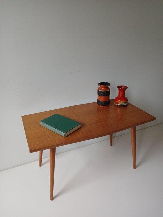 Table basse - Hêtre - Vintage - Années 60, Antiek en Kunst, Kunst | Designobjecten