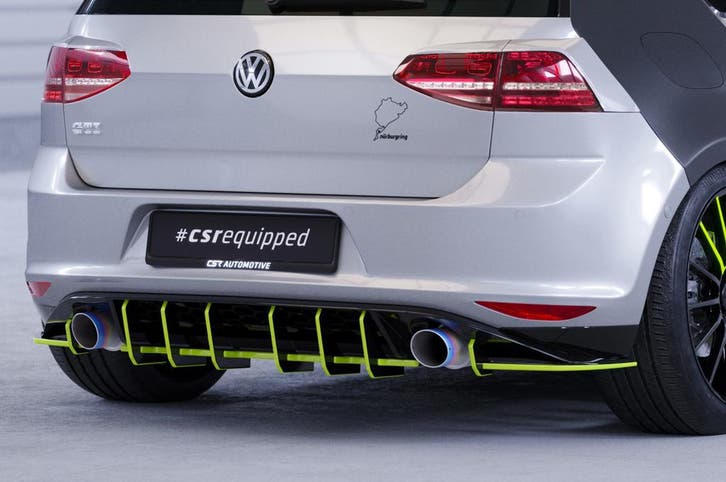 Racing diffuser / achterskirt voor VW Golf 7 (Type AU) GTI H, Auto-onderdelen, Carrosserie, Nieuw, Verzenden