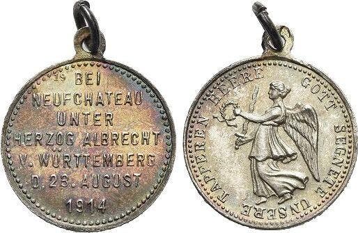 Ar-siegespfennig 1914 Eerste wereldoorlog, Timbres & Monnaies, Pièces & Médailles, Envoi