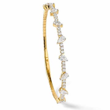 Armband - 14 karaat Geel goud - 2.50ct. tw. Diamant, Nieuw