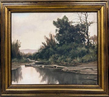 Augusto Ferrer-Dalmau Nieto (1964) - Paisaje fluvial