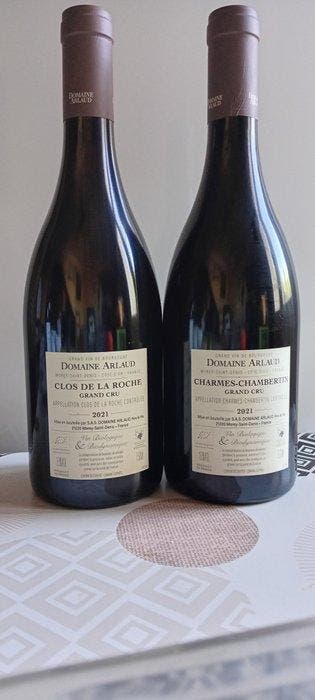 2021 Domaine Arlaud, Clos de la Roche & Charmes-Chambertin -, Collections, Vins