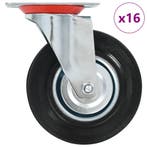 vidaXL 16 st Zwenkwielen 125 mm, Verzenden