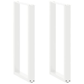 Stalen bartafelpoten wit - Tweede kansje, OP = OP, Huis en Inrichting, Tafelpoot, 100 tot 150 cm, Verzenden, 50 tot 100 cm
