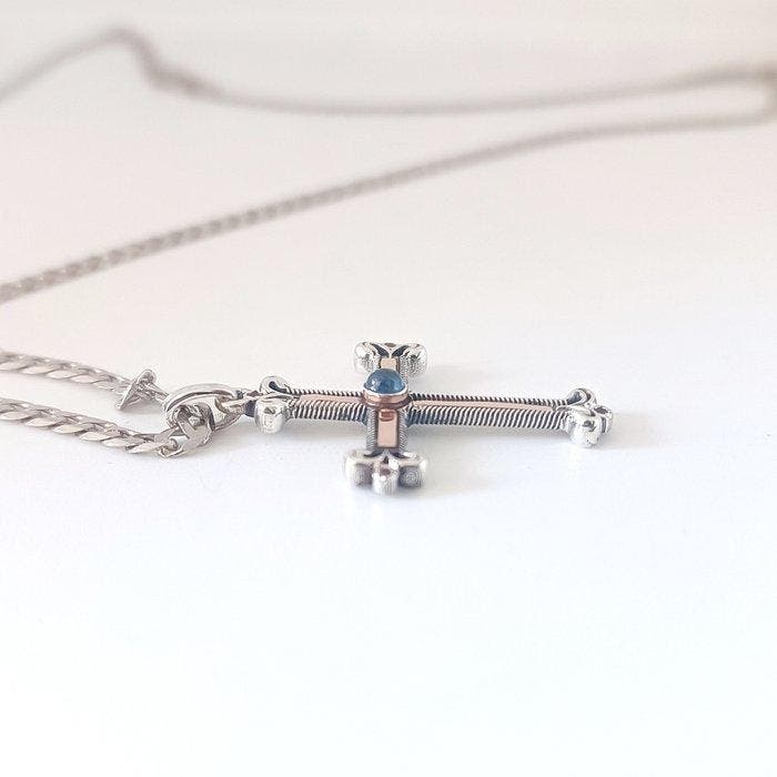 Zonder minimumprijs - Halsketting - 18 karaat Zilver,, Handtassen en Accessoires, Kettingen