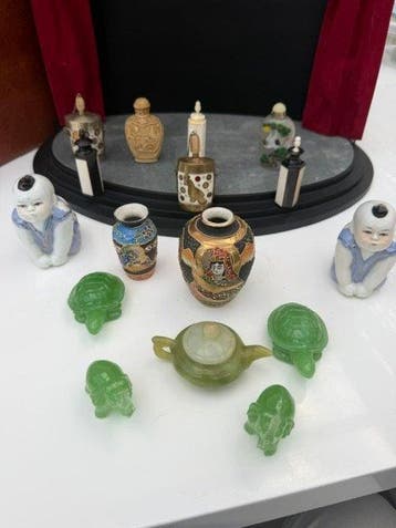 Verschillende - Speelgoed miniaturen - Japan , China, Antiek en Kunst