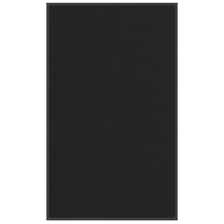 vidaXL Deurmat 90x150 cm zwart, Tuin en Terras, Deurmatten, Nieuw, Verzenden