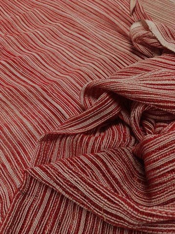 Stupendo tendone anni 70 a righe rosse - Textiel - 650 cm -