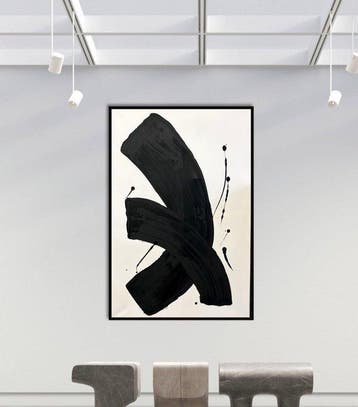 Stefanie Raus - Black 1946 XXL, Antiquités & Art