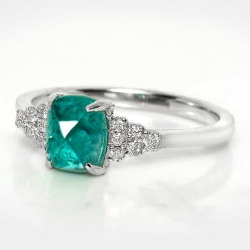Zonder minimumprijs - Ring - 14 karaat IGI 1,13 ct, Nieuw