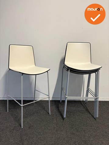 Pedrali Tweet barkrukken – Set van 4 - zithoogte 74 cm, Ophalen of Verzenden, Stoel
