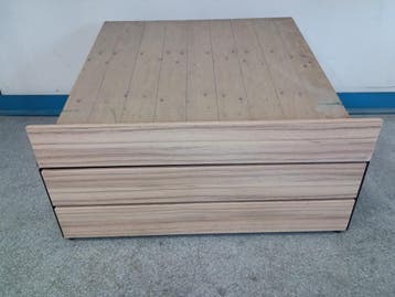 Groentestelling B125 x D122 x H74 cm