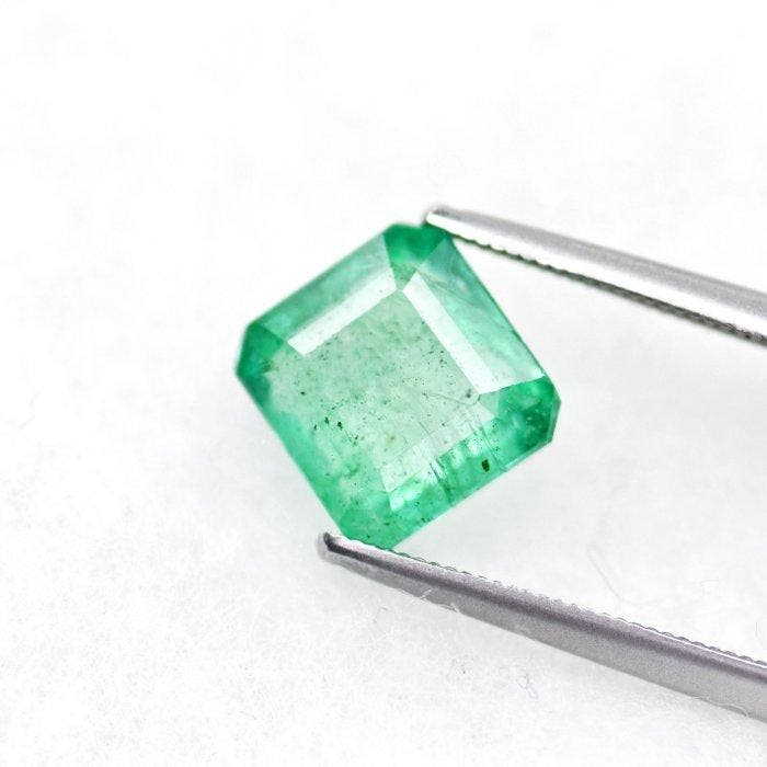 1 pcs Groen Smaragd - 3.32 ct - International Gemological, Bijoux, Sacs & Beauté, Pierres précieuses