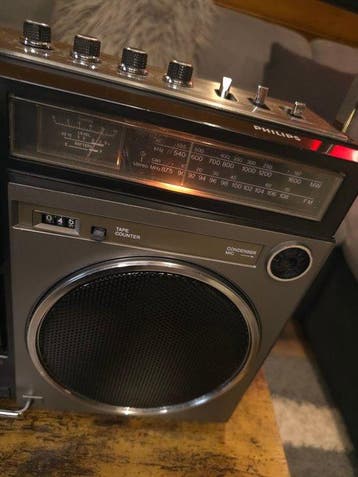 Philips - ART 60 AM/FM Stereo Radio Draagbare cassettespeler, Nieuw