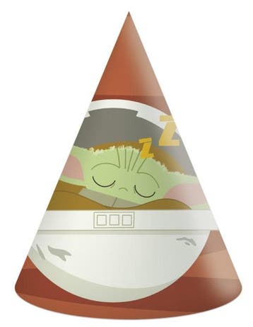 Star Wars Feesthoedjes Baby Yoda 6st, Verzenden, Nieuw
