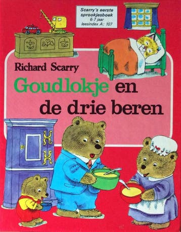Goudlokje en de drie beren 9789024319190 Scarry, Verzenden, Gelezen, Scarry
