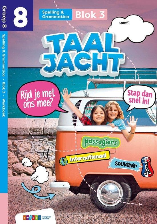 Groep 8 blok 3-4 spelling & grammatica / Taaljacht /, Boeken, Schoolboeken, Zo goed als nieuw, Verzenden