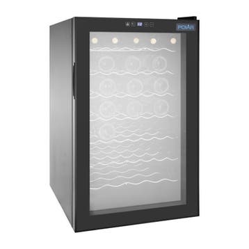 Wijnkoelkast | 44x 75cl | 1 Zone | +5°C/+18°C | Statisch |, Verzenden, Nieuw in verpakking