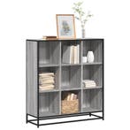 vidaXL Boekenkast 97,5x33x107,5 cm bewerkt hout en metaal, Verzenden