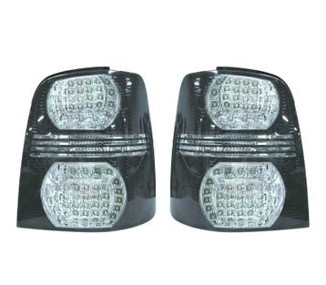 FEUX ARRIÈRE POUR VOLKSWAGEN VW TOURAN 03-10 LED FOND NOIR, Verzenden