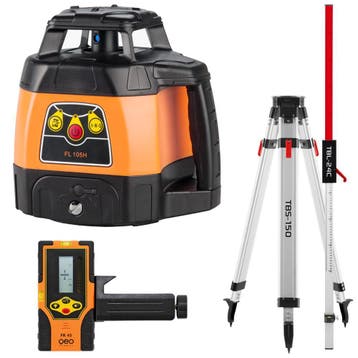 Geo Fennel Roterende Laser - Bouwlaser + Statief en Baak, Doe-het-zelf en Bouw, Verzenden, Nieuw