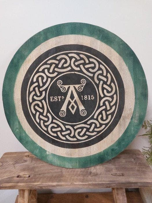 Décoration murale - Belgique - Panneau mural de 70 cm, Antiquités & Art, Art | Objets design