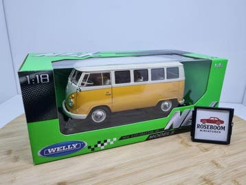 Welly 1:18 - Voiture miniature - Volkswagen Transporter T1, Hobby & Loisirs créatifs, Voitures miniatures | 1:5 à 1:12