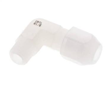 4x6mm & R1/8 PVDF Raccord coudé pour tuyau avec filetage, Verzenden, Nieuw