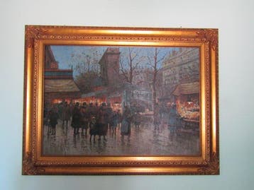 After Eugene Galien Laloue (XX) - Porte di San Martino