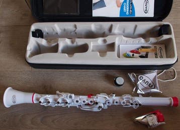 Nuvo - Clarineo, white-pink, C-tuning - - Klarinet (Zonder, Muziek en Instrumenten, Nieuw