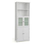 2dekans | Coast Badkamerkast - MDF met glas - 60 x 30 x 163, Huis en Inrichting, Ophalen of Verzenden, Nieuw
