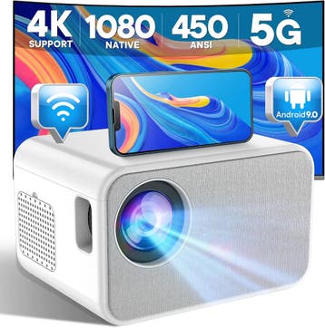 Kyaster 1080P Projector | Retour deal -35% | Grijp die bios!, Audio, Tv en Foto, Beamers, Verzenden, LED, Zo goed als nieuw, Full HD (1080)