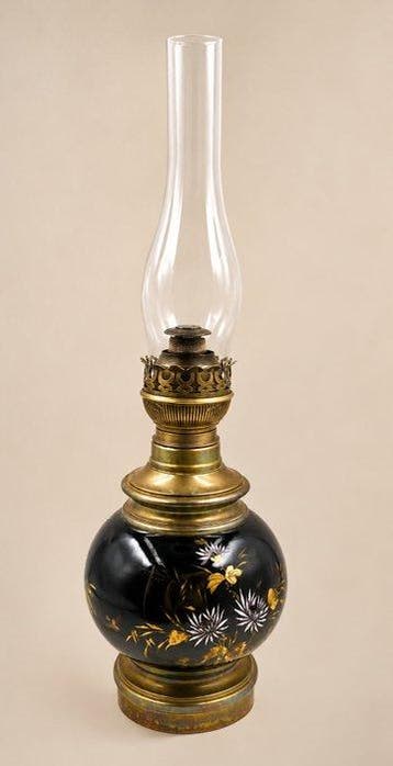 BEG Gladiator Paris - Petroleumlamp - Glas, Messing,