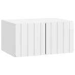 vidaXL Wandmontage TV-kast Hoogglans Wit 59,5 x 41 x 30 cm, Verzenden, Nieuw