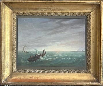 Giovanni Battista DellAcqua (1788-1868) - Mare in Tempesta