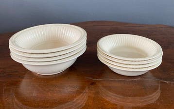 Wedgwood - Eetservies (8) - Edme - Queens Ware - (pap- en