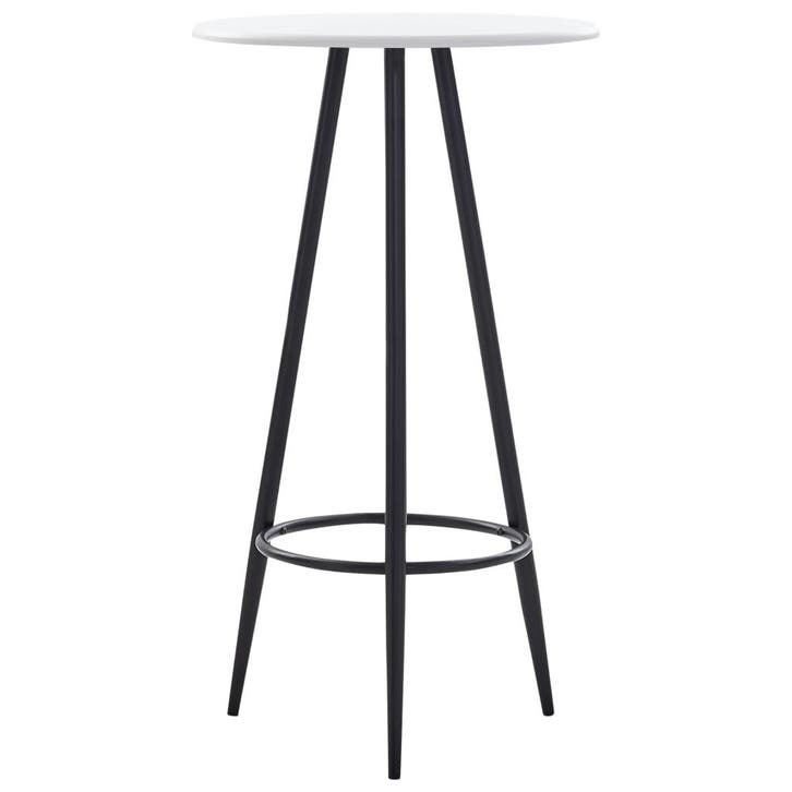 vidaXL Bartafel 60x107,5 cm MDF wit, Maison & Meubles, Tables | Tables à manger, Envoi