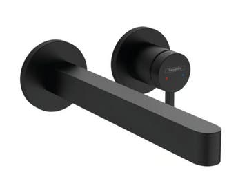 Veiling - Hansgrohe afdekset wastafelkraan 225mm Finoris mat, Bricolage & Construction