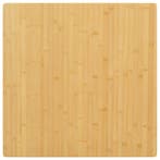 vidaXL Tafelblad 80x80x1,5 cm bamboe, Verzenden, Nieuw