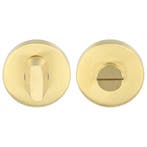 WC-Sluiting rond blind 52mm PVD mat goud, Ophalen of Verzenden, Nieuw