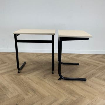 Eromes schooltafel met nieuw blad (hxbxd) 76x50x70 cm,, Huis en Inrichting, Gebruikt