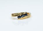 Zonder minimumprijs - Ring - 925 zilver - 0.70 ct saffier -, Nieuw