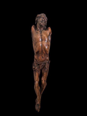 Escuela flamenca-Malinas - sculptuur, Antiguo Cristo de, Antiek en Kunst