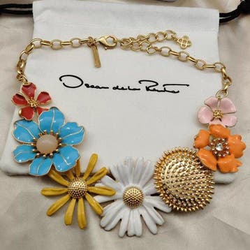 Oscar De La Renta - Verguld, Metaal - Halsketting