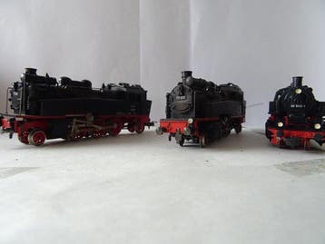 Gützold, Piko H0 - Locomotive avec tender (5) - Lot pour, Nieuw
