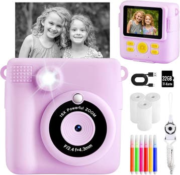 Kindercamera 1080p + 32GB | 40% Retour deal | Sla je slag, Verzenden, Zo goed als nieuw, Elektronica, Met geluid